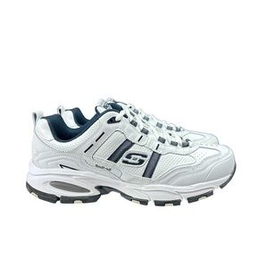 Skechers Men's Vigor 2.0 Serpentine Size 9 White/Low Top Sneaker Shoes
